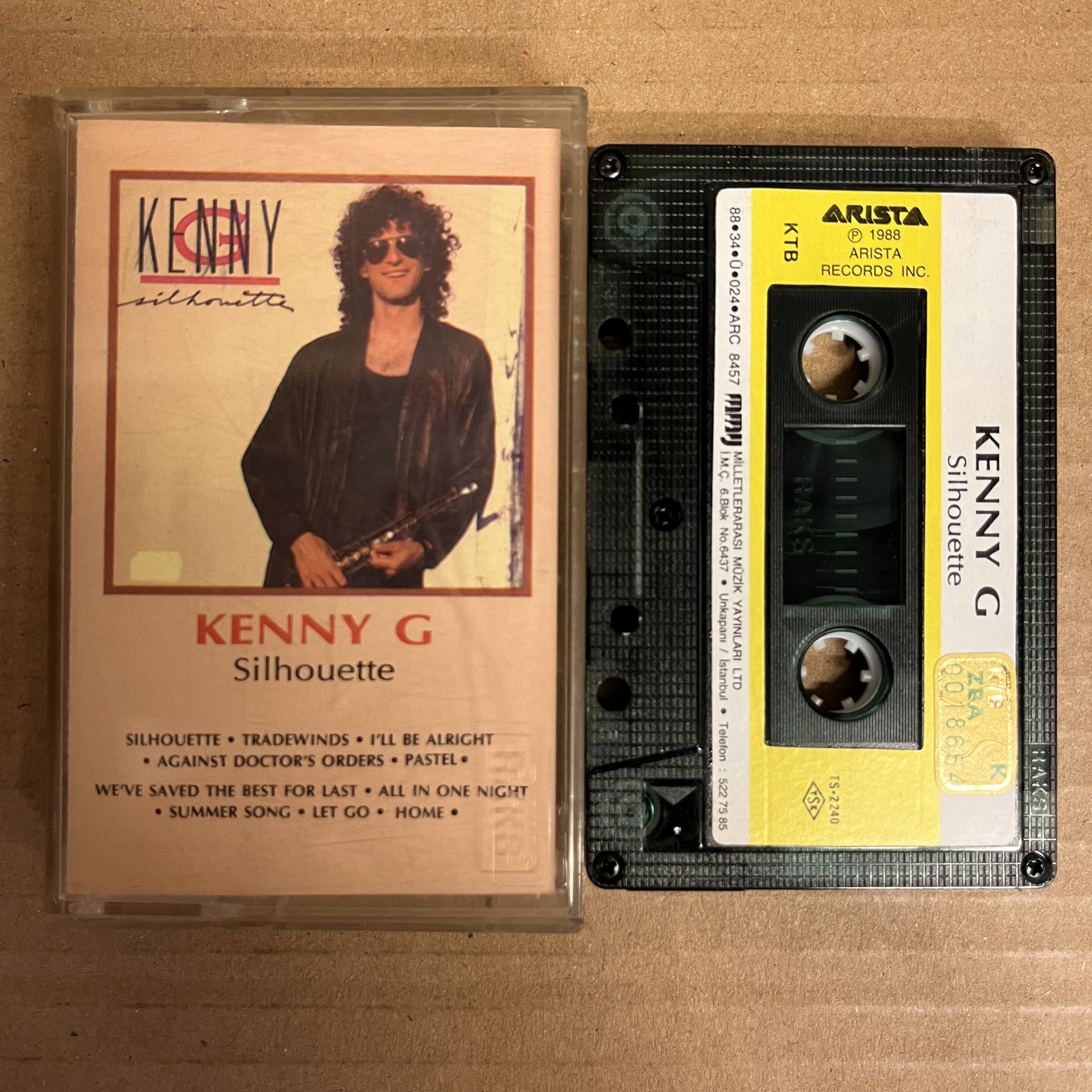 KENNY G - SILHOUETTE (1988) - KASET 2.EL