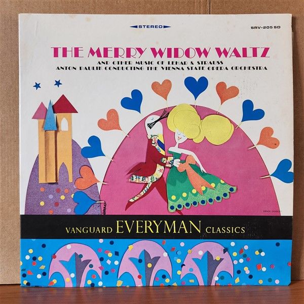 THE MERRY WIDOW WALTZ AND OTHER MUSIC OF LEHAR AND STRAUSS / ANTON PAULIK CONDUCTING THE VIENNA STATE OPERA ORCHESTRA - LP 2.EL PLAK