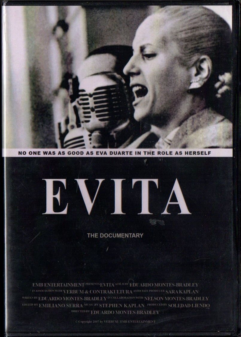 EVITA THE DOCUMENTARY (2008) - DVD AMBALAJINDA SIFIR 1.BÖLGE TÜRKÇE ALTYAZI YOKTUR