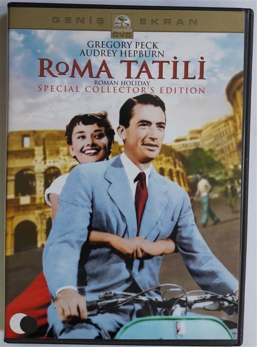 ROMA TATİLİ - ROMAN HOLIDAY - AUDREY HEPBURN - GREGORY PECK - DVD 2.EL