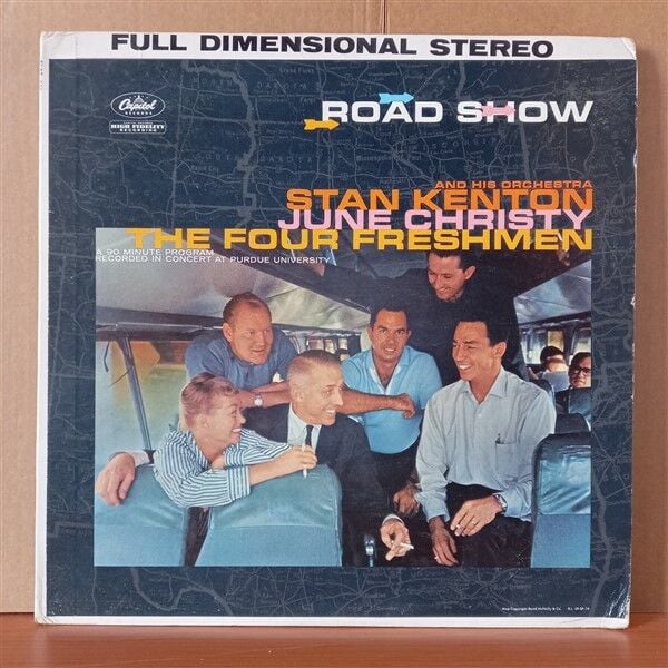 STAN KENTON AND HIS ORCHESTRA, JUNE CHRISTY, THE FOUR FRESHMEN – ROAD SHOW (1959) - 2LP 2.EL PLAK
