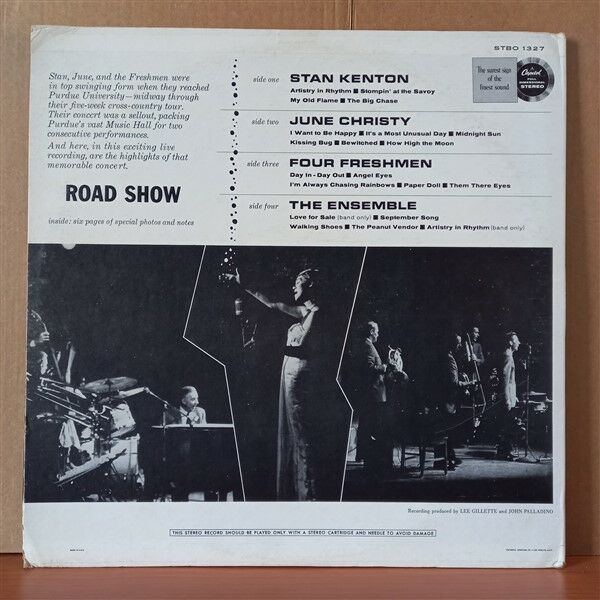 STAN KENTON AND HIS ORCHESTRA, JUNE CHRISTY, THE FOUR FRESHMEN – ROAD SHOW (1959) - 2LP 2.EL PLAK