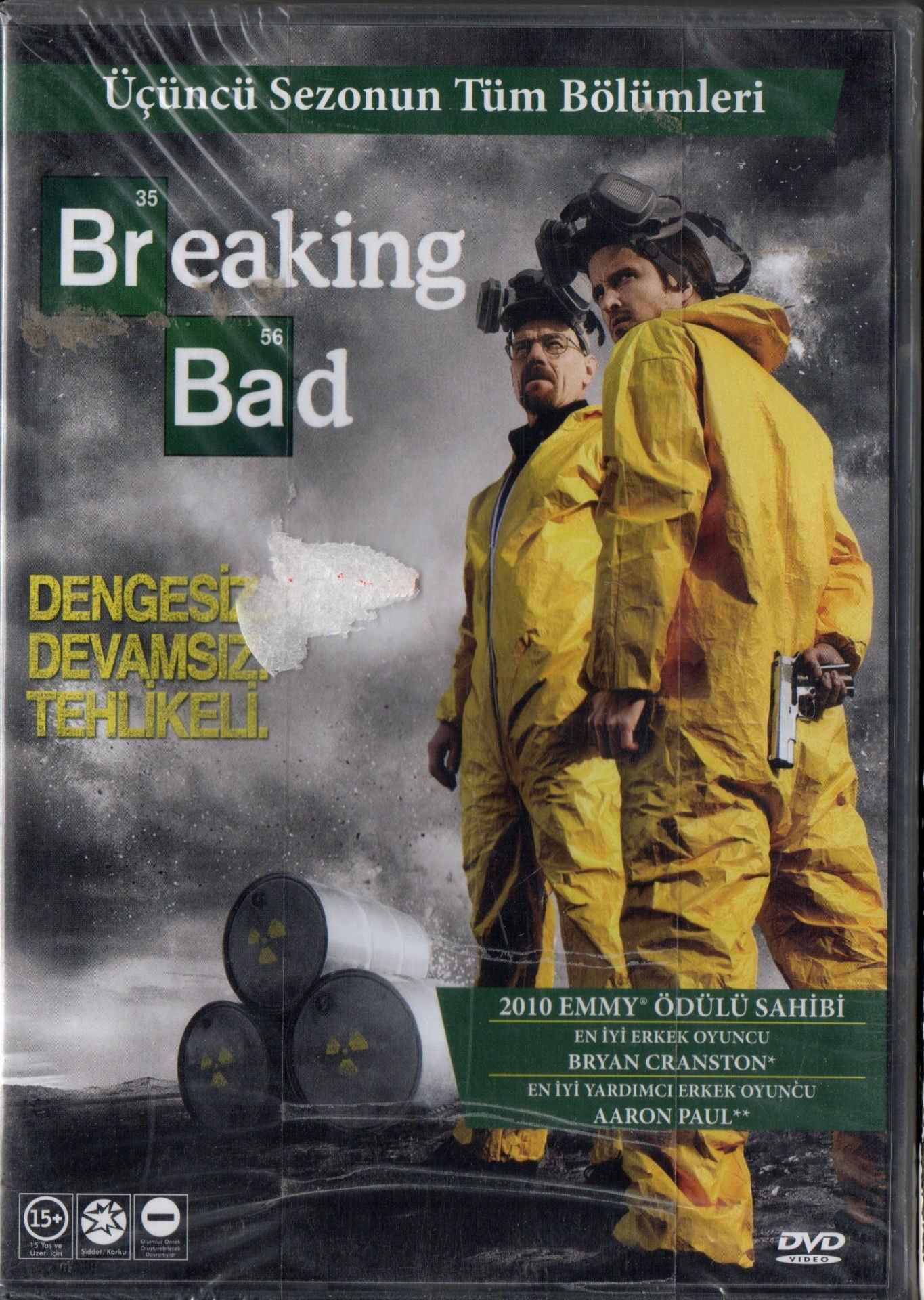 BREAKING BAD ÜÇÜNCÜ SEZONUN TÜM BÖLÜMLERİ - DVD SIFIR