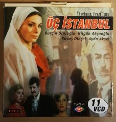 ÜÇ İSTANBUL - FEVZİ TUNA / BURÇİN ORALOĞLU SAVAŞ DİNÇEL NİLGÜN AKÇAOĞLU - 11 VCD 2.EL 2.EL