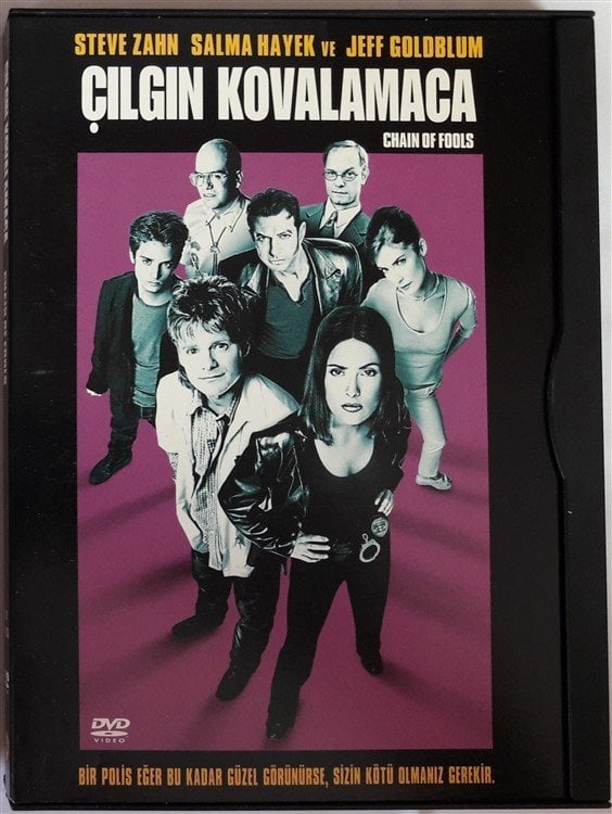 ÇILGIN KOVALAMACA - CHAIN OF FOOLS - STEVE ZAHN - SALMA HAYEK - SNAPCASE DVD 2.EL