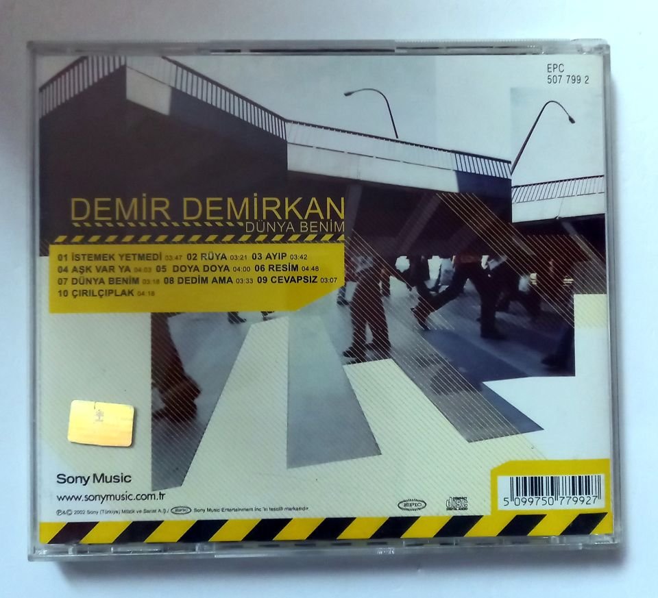 DEMİR DEMİRKAN – DÜNYA BENİM (2002) - CD 2.EL