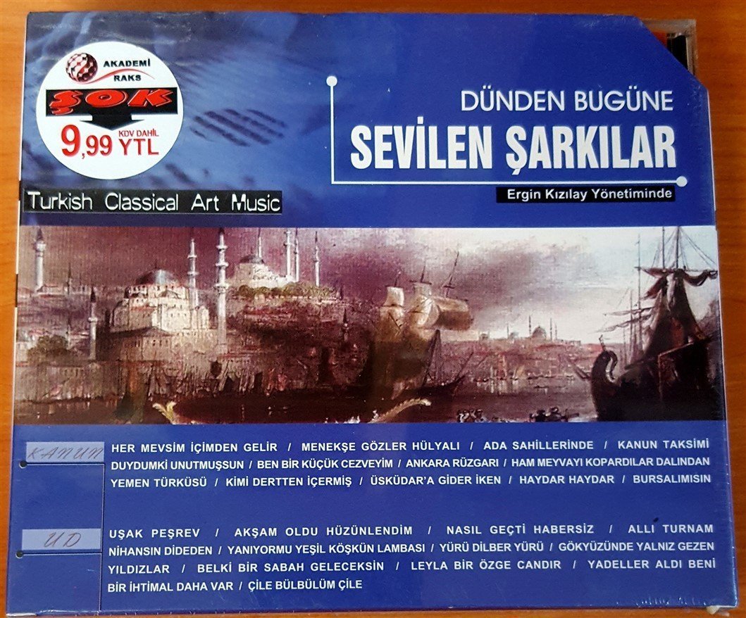 DÜNDEN BUGÜNE SEVİLEN ŞARKILAR 2 - ERGİN KIZILAY YÖNETİMİNDE 2CD SIFIR
