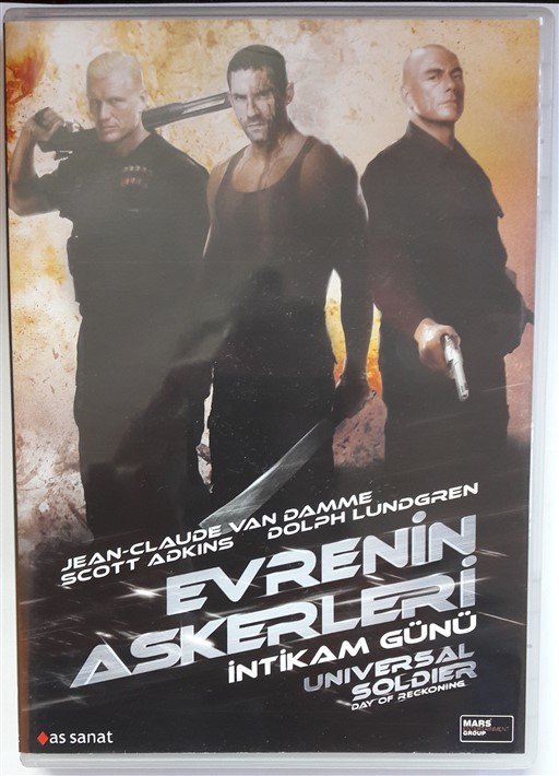 EVRENİN ASKERLERİ İNTİKAM GÜNÜ - UNIVERSAL SOLDIER DAY OF RECKONING - JEAN-CLAUDE VAN DAMME - DOLPH LUNDGREN - DVD 2.EL
