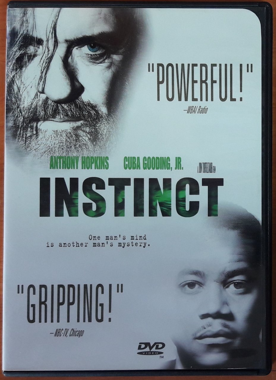 INSTINCT - ANTHONY HOPKINS - DVD 2.EL 1. BÖLGE TR ALTYAZI YOKTUR