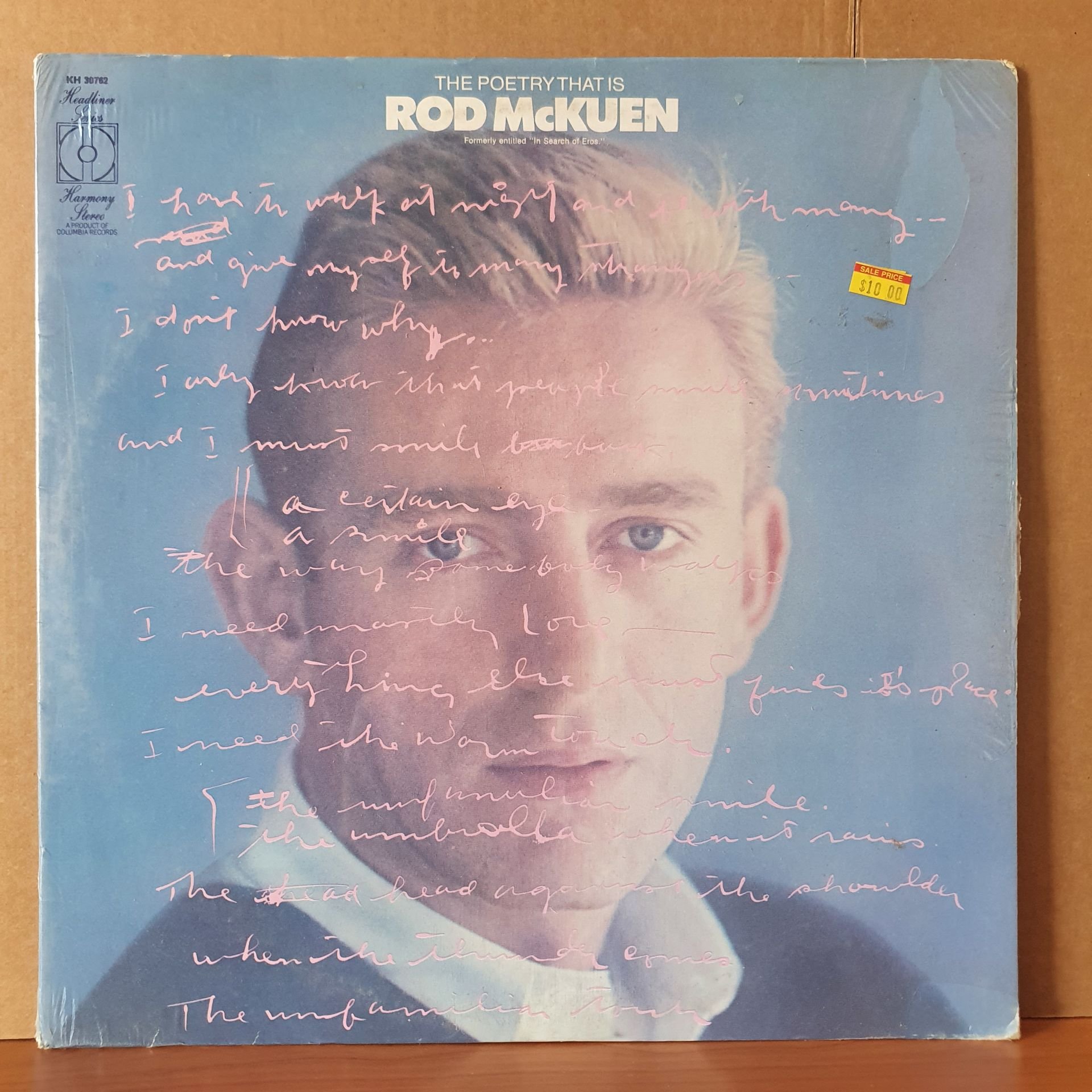 ROD MCKUEN - THE POETRY THAT IS - LP DÖNEM BASKISI SIFIR PLAK