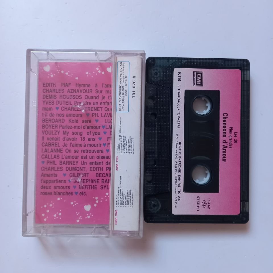 LES PLUS GRANDES CHANSONS D'AMOUR (1989) - KASET 2.EL