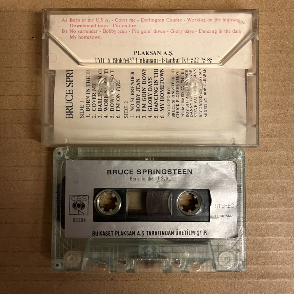 BRUCE SPRINGSTEEN - BORN IN THE U.S.A. (1984) - KASET 2.EL