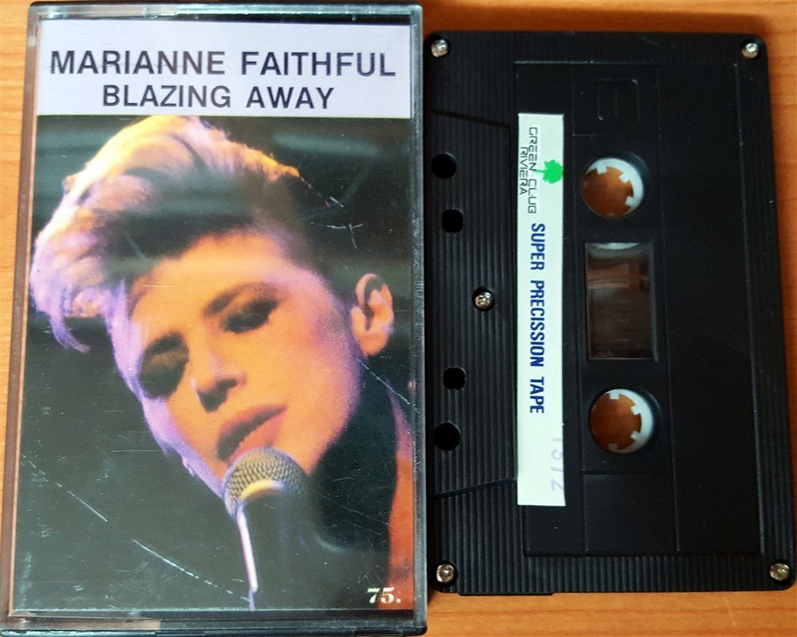 MARIANNE FAITHFUL - BLAZING AWAY CASSETTE MADE IN INDONESIA ''USED''