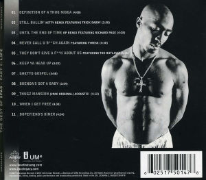 2PAC (TUPAC) - BEST OF 2PAC / PART 2 LIFE (2007) - CD HIP HOP DIGIPACK SIFIR