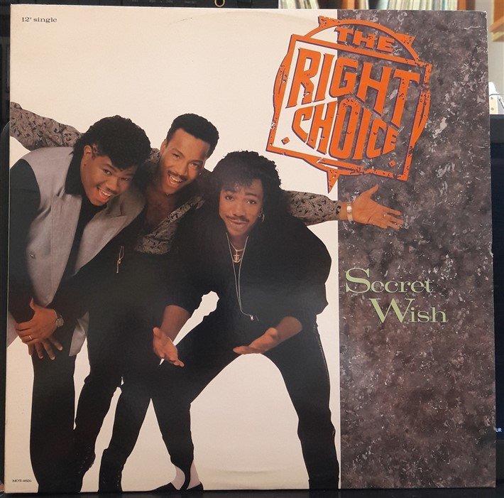 THE RIGHT CHOICE - SECRET WISH (1989) - 12'' MAXI SINGLE VINYL PLAK 2.EL