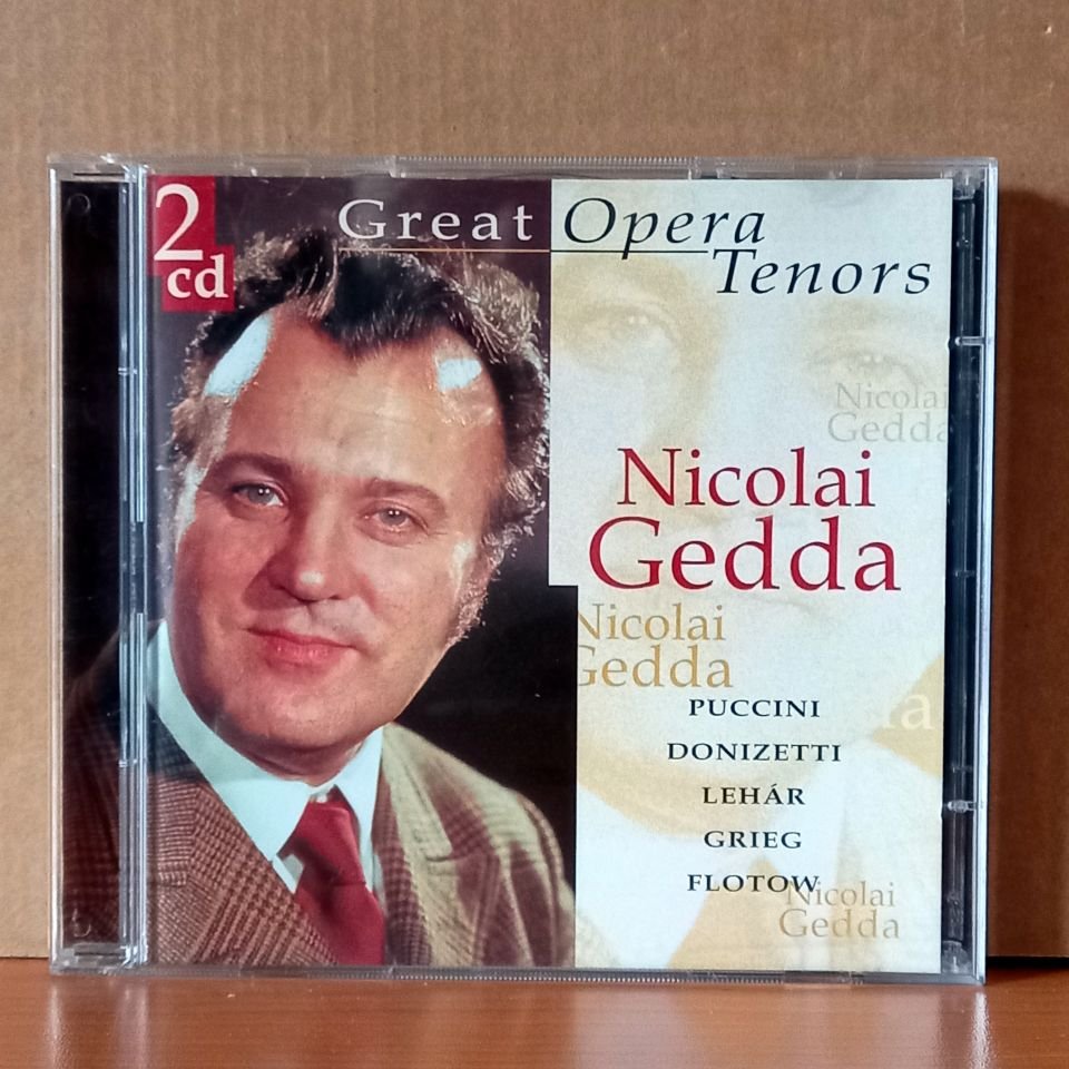 NICOLAI GEDDA / PUCCINI, DONIZETTI, LEHAR, GRIEG, FLOTOW / GREAT OPERA TENORS (1999) - 2CD 2.EL