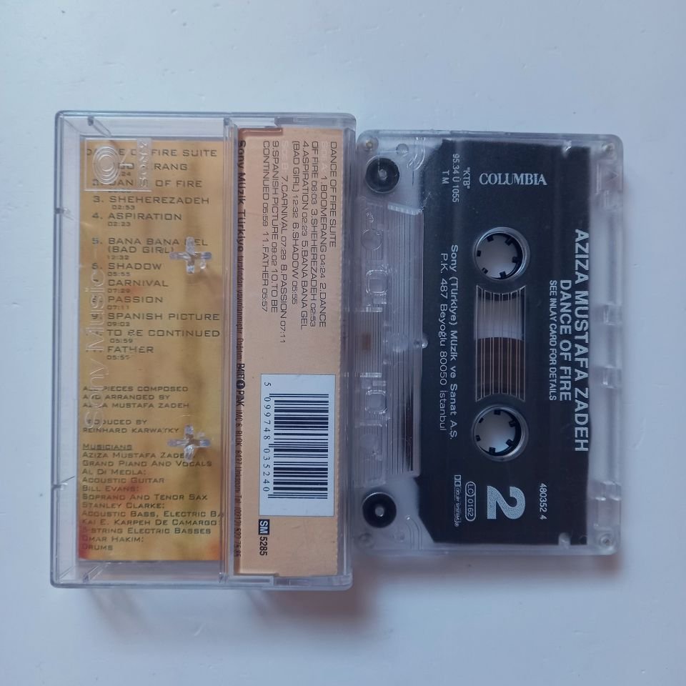 AZIZA MUSTAFA ZADEH - DANCE OF FIRE (1995) - KASET 2.EL