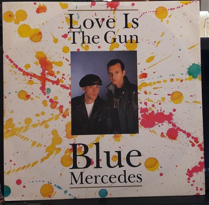 BLUE MERCEDES - LOVE IS THE GUN (1988) - 12'' MAXI SINGLE VINYL PLAK 2.EL