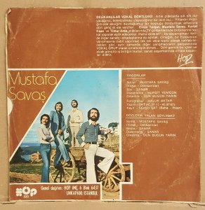 MUSTAFA SAVAŞ & DÜN BUGÜN YARIN - VAGONLAR / GÖZLERİN YALAN SÖYLEMEZ  - 7'' 45 DEVİR KAPAKLI HOP/ŞAT PLAKÇILIK 2.EL