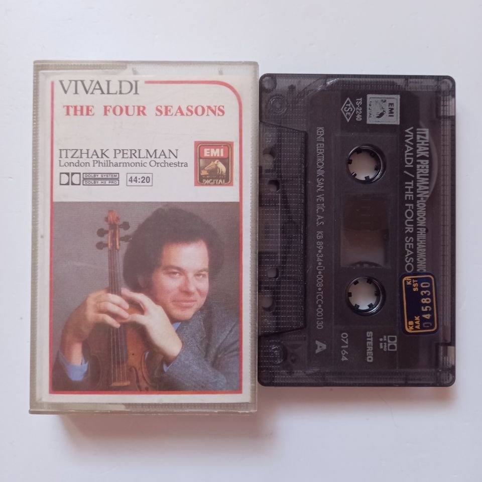 VIVALDI - THE FOUR SEASONS / ITZHAK PERLMAN, LONDON PHILHARMONIC ORCHESTRA (1989) - KASET 2.EL