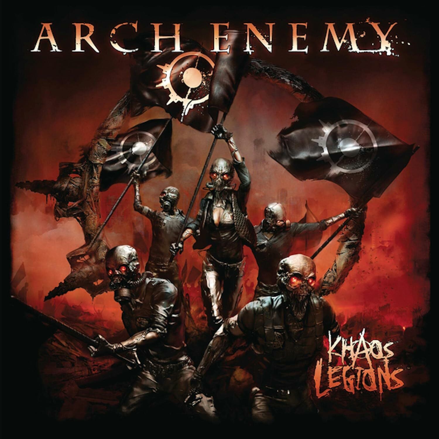 ARCH ENEMY - KHAOS LEGIONS (2011) - CD 2023 REISSUE DIGIPACK AMBALAJINDA SIFIR