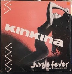 KINKINA - JUNGLE FEVER (1987) - 12'' MAXI SINGLE VINYL PLAK 2.EL