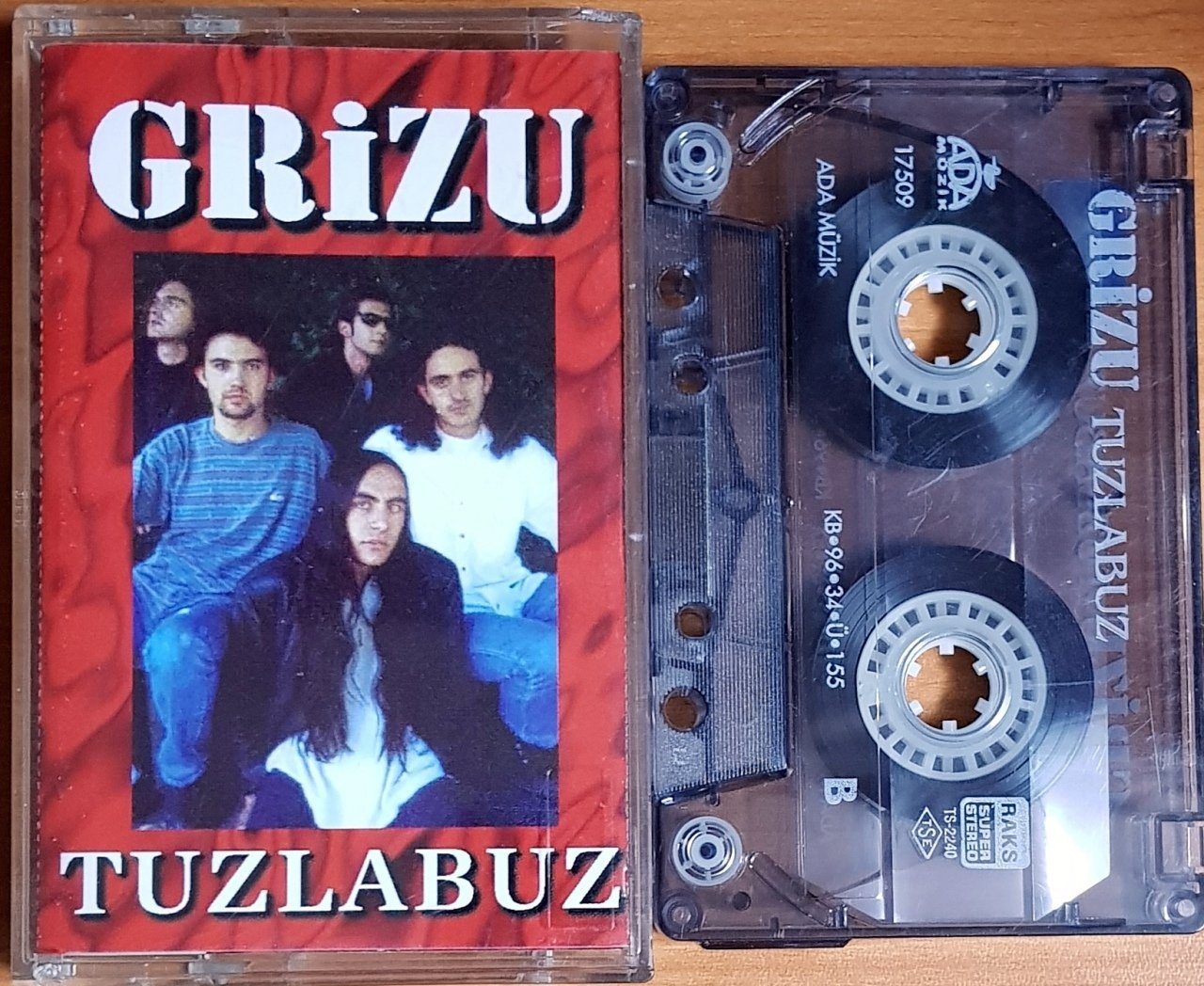 GRİZU - TUZLA BUZ (1996) ADA MÜZİK KASET 2.EL