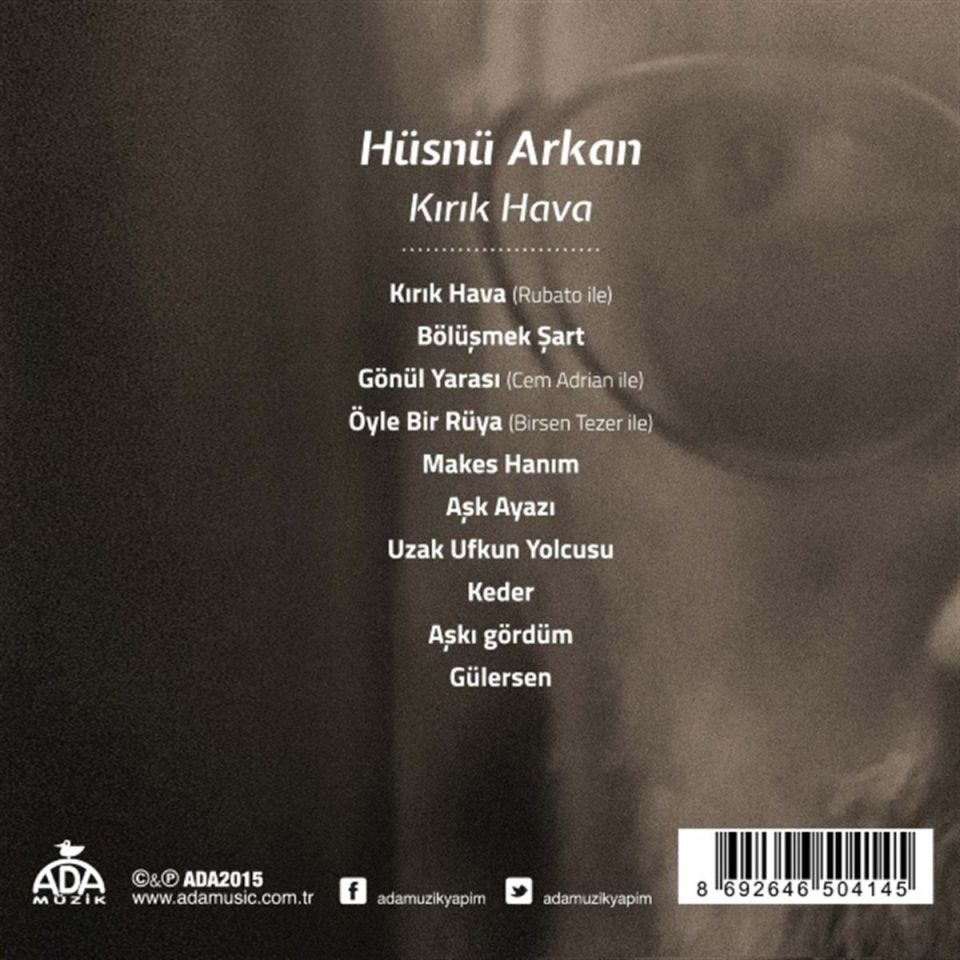 HÜSNÜ ARKAN - KIRIK HAVA (2015) - CD SIFIR
