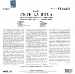 PETE LA ROCA - BASRA (1965) J. HENDERSON S.KUHN S.SWALLOW - LP 180GR 2020 EDITION SIFIR PLAK