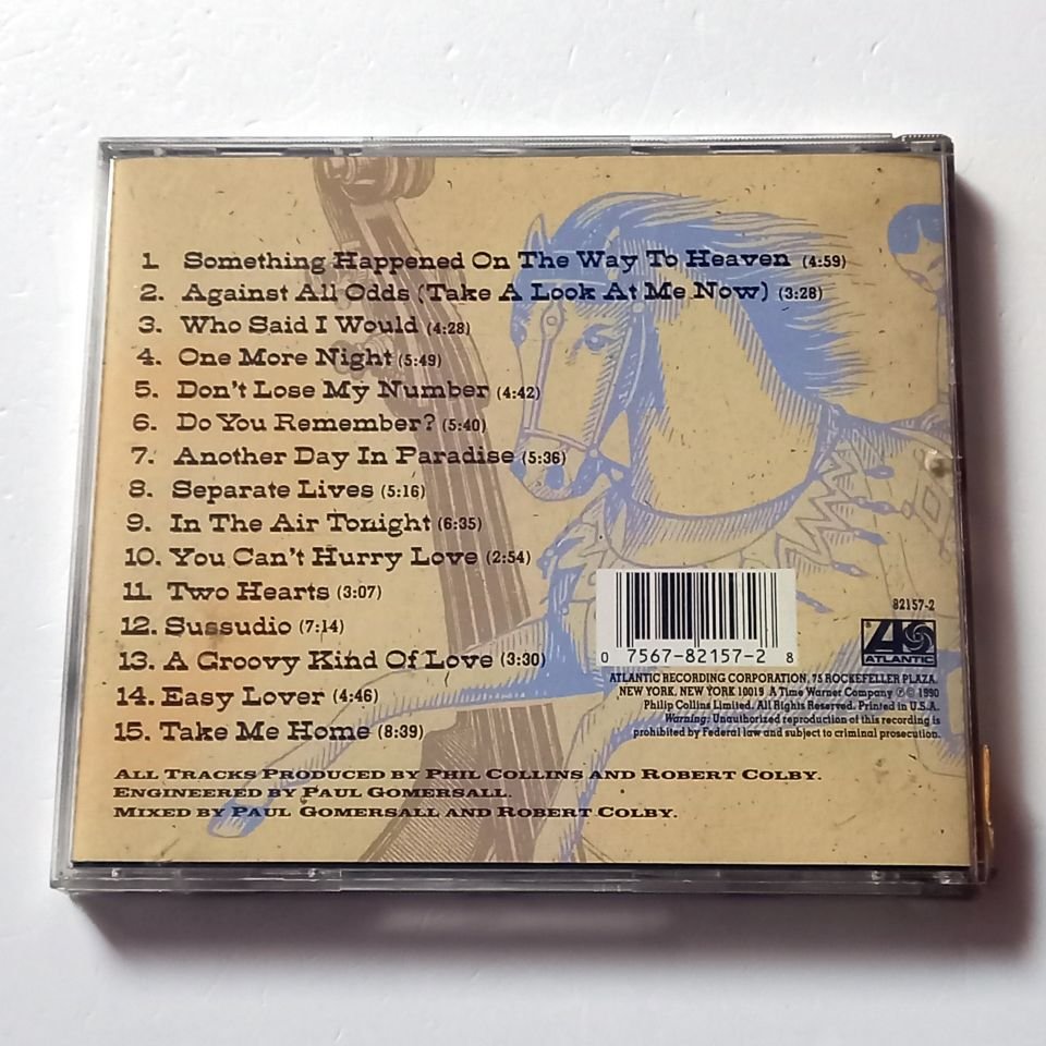 PHIL COLLINS – SERIOUS HITS...LIVE! (1990) - CD 2.EL