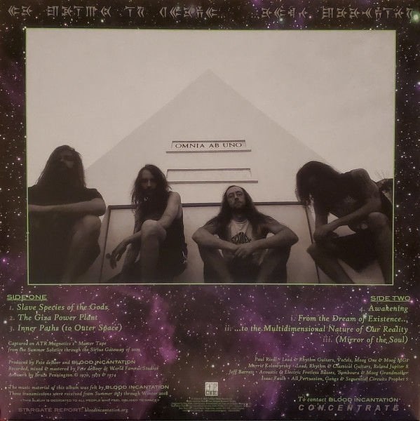 BLOOD INCANTATION - HIDDEN HISTORY OF THE HUMAN RACE (2019) - LP 2025 SPARKLE UNIVERSE EDITION SIFIR PLAK