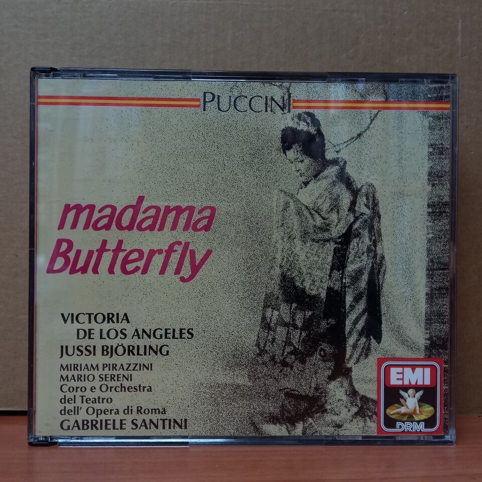 PUCCINI - MADAMA BUTTERFLY / VICTORIA DE LOS ANGELES, JUSSI BJORLING, MIRIAM PIRAZZINI, MARIO SERENI, GABRIELLE SANTINI / CORO E ORCHESTRA DEL TEATRO DELL' OPERA DI ROMA (1990) - 2CD 2.EL
