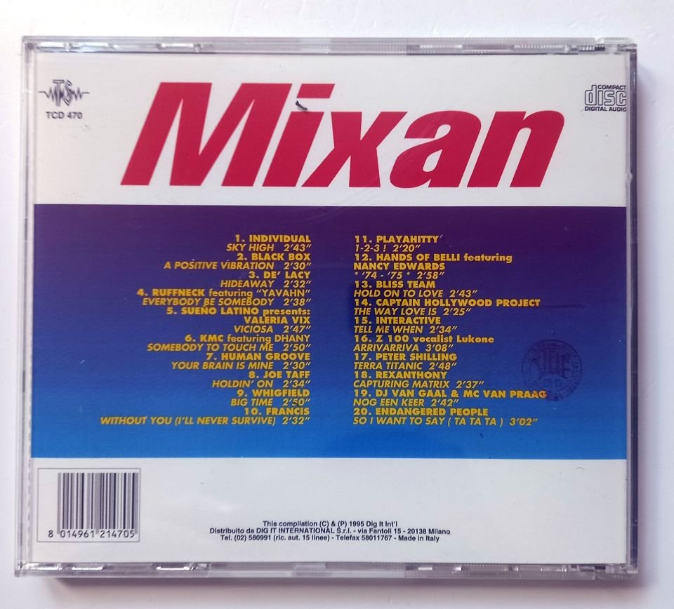 MIXAN / BLACK BOX, DE' LACY, WHIGFIELD, REXANTHONY, RUFFNECK (1995) - CD 2.EL