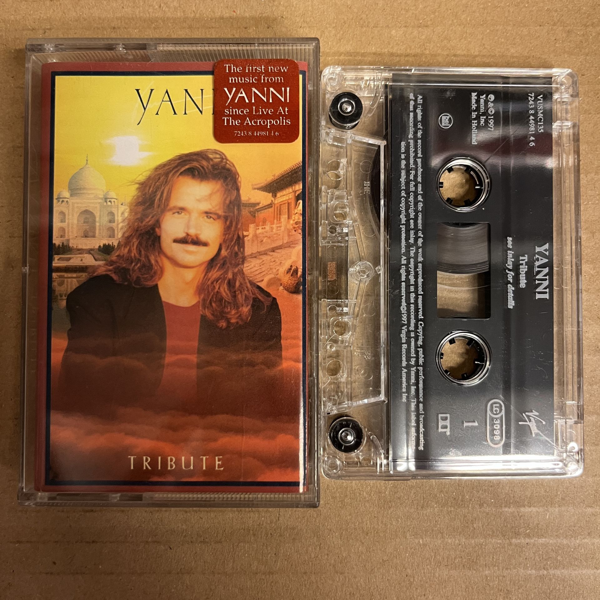YANNI - TRIBUTE (1997) - KASET 2.EL EUROPE