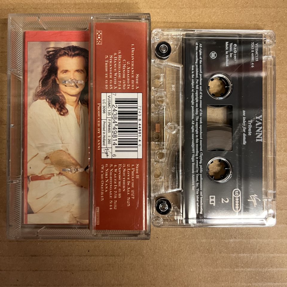 YANNI - TRIBUTE (1997) - KASET 2.EL EUROPE