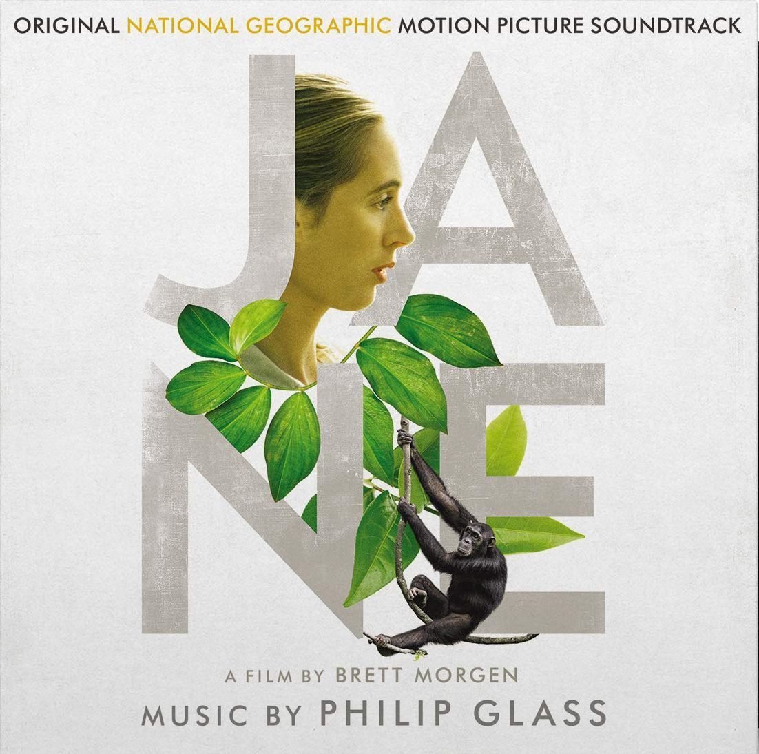 JANE - NATIONAL GEOGRAPHIC SOUNDTRACK BY PHILIP GLASS - 2LP 180GR SIFIR PLAK