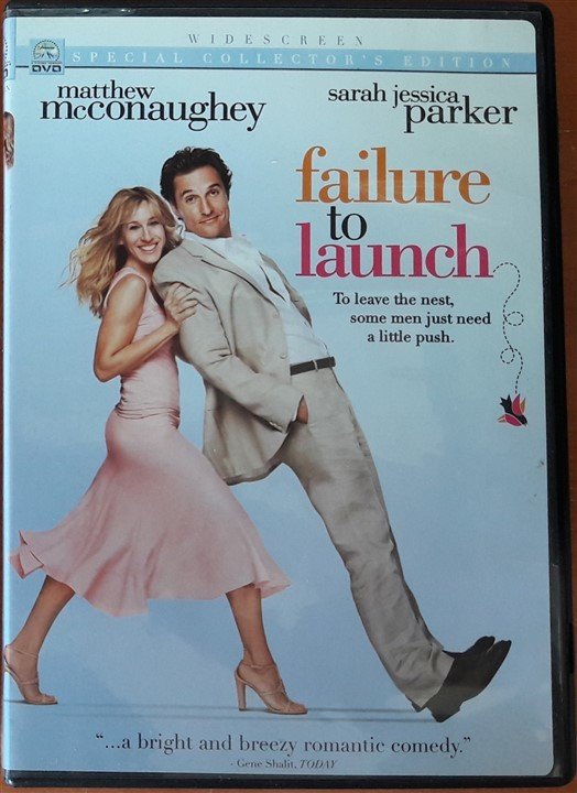 FAILURE TO LAUNCH - MATTHEW McCONAUGHEY - SARAH JESSICA PARKER - DVD 2.EL 1. BÖLGE TR ALTYAZI YOKTUR