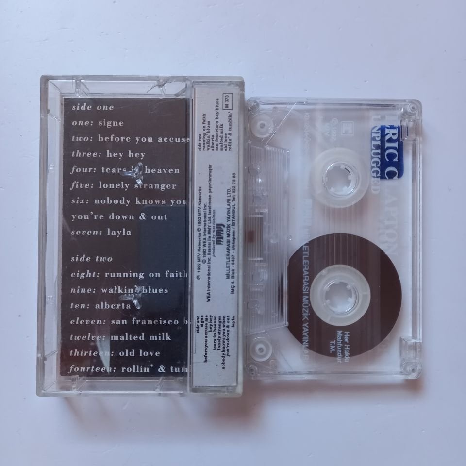 ERIC CLAPTON - UNPLUGGED (1992) - KASET 2.EL