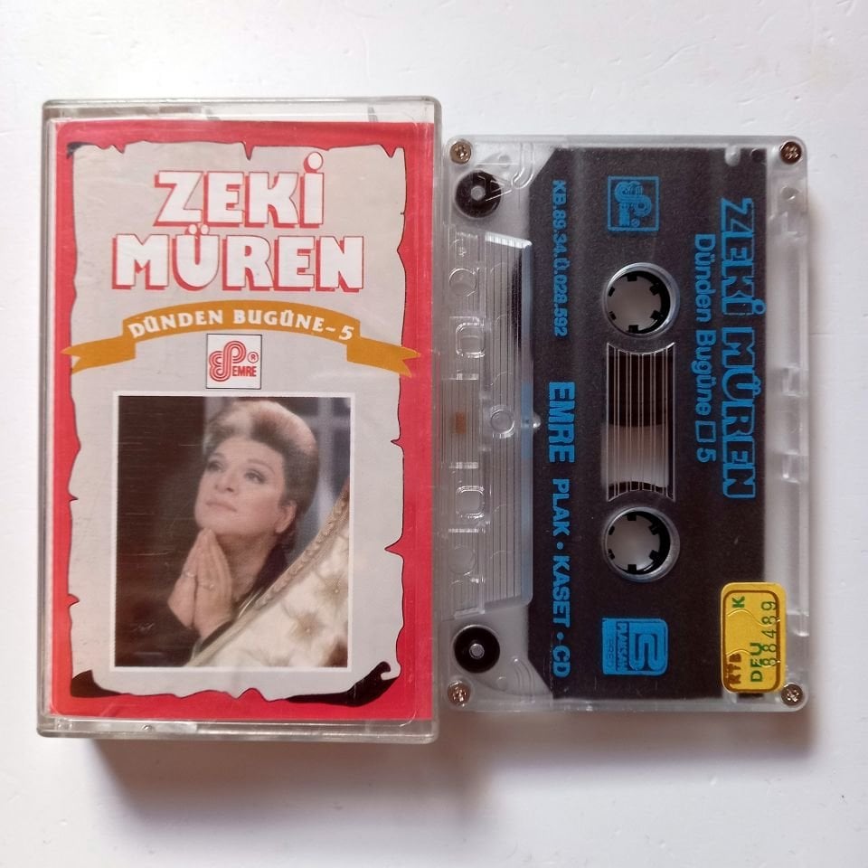ZEKİ MÜREN - DÜNDEN BUGÜNE 5 (1989) - KASET 2.EL