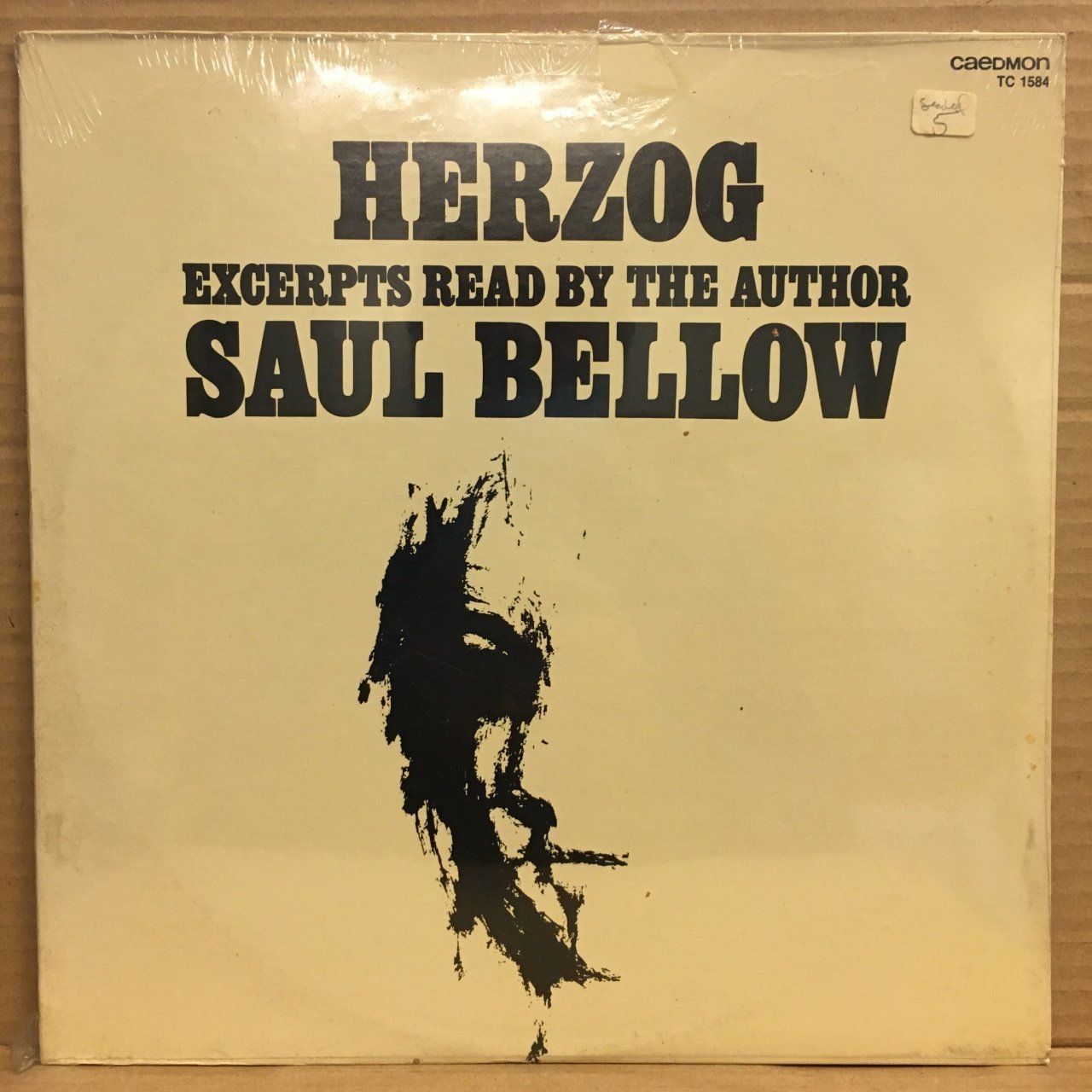 HERZOG - EXCERPTS READ BY THE AUTHOR SAUL BELLOW (1978) - LP NON-MUSIC DÖNEM BASKI SIFIR PLAK