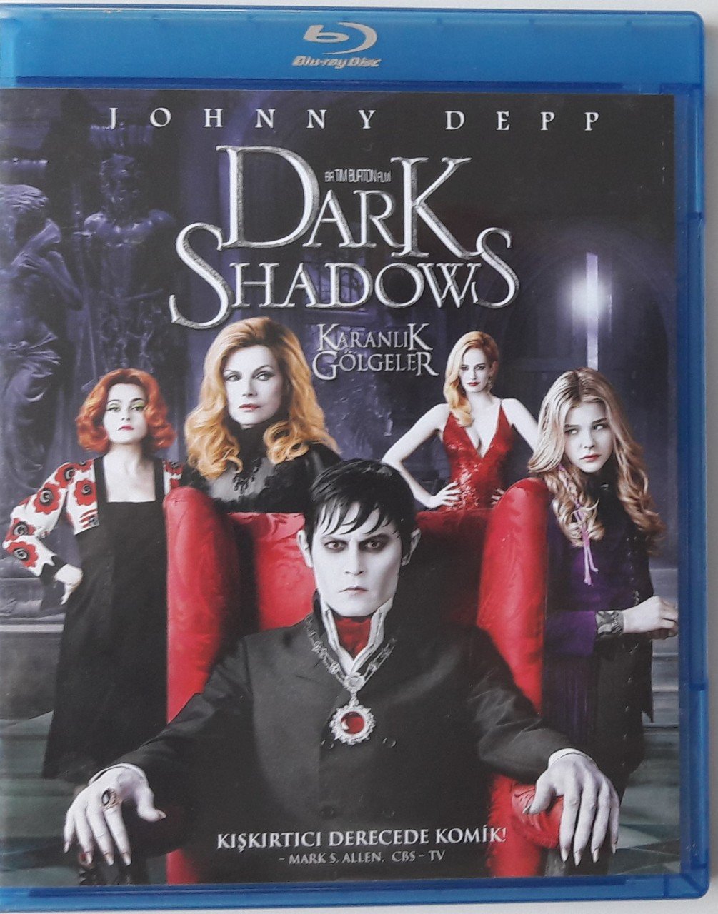 DARK SHADOWS - JOHNNY DEPP - MICHELLE PFEIFFER - TIM BURTON - BLU-RAY 2.EL