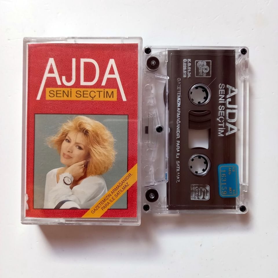 AJDA - SENİ SEÇTİM (1991) - PROMOSYON KASET 2.EL