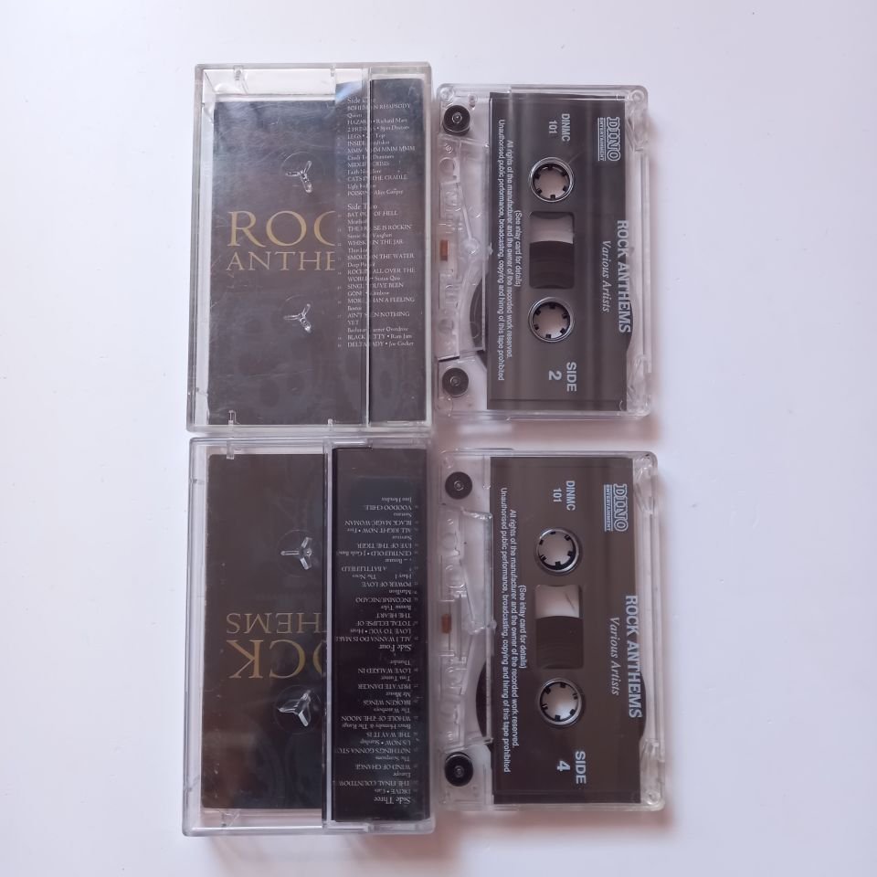 ROCK ANTHEMS / 38 CLASSIC ROCK TRACKS - 2KASET 2.EL