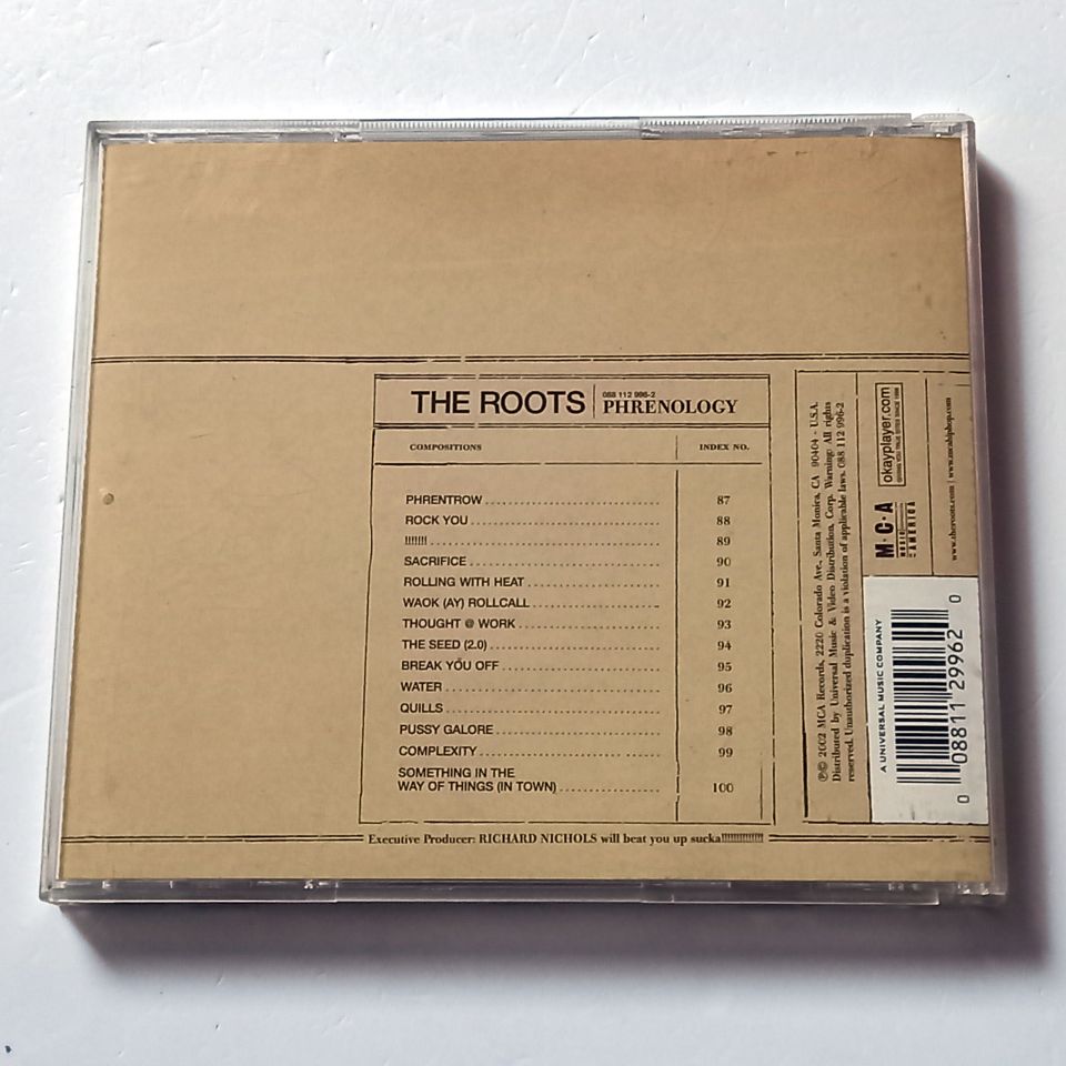 THE ROOTS – PHRENOLOGY (2002) - CD 2.EL