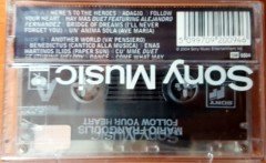 MARIO FRANGOULIS - FOLLOW YOUR HEART (2004) SONY CASSETTE MADE IN TURKEY ''NEW''