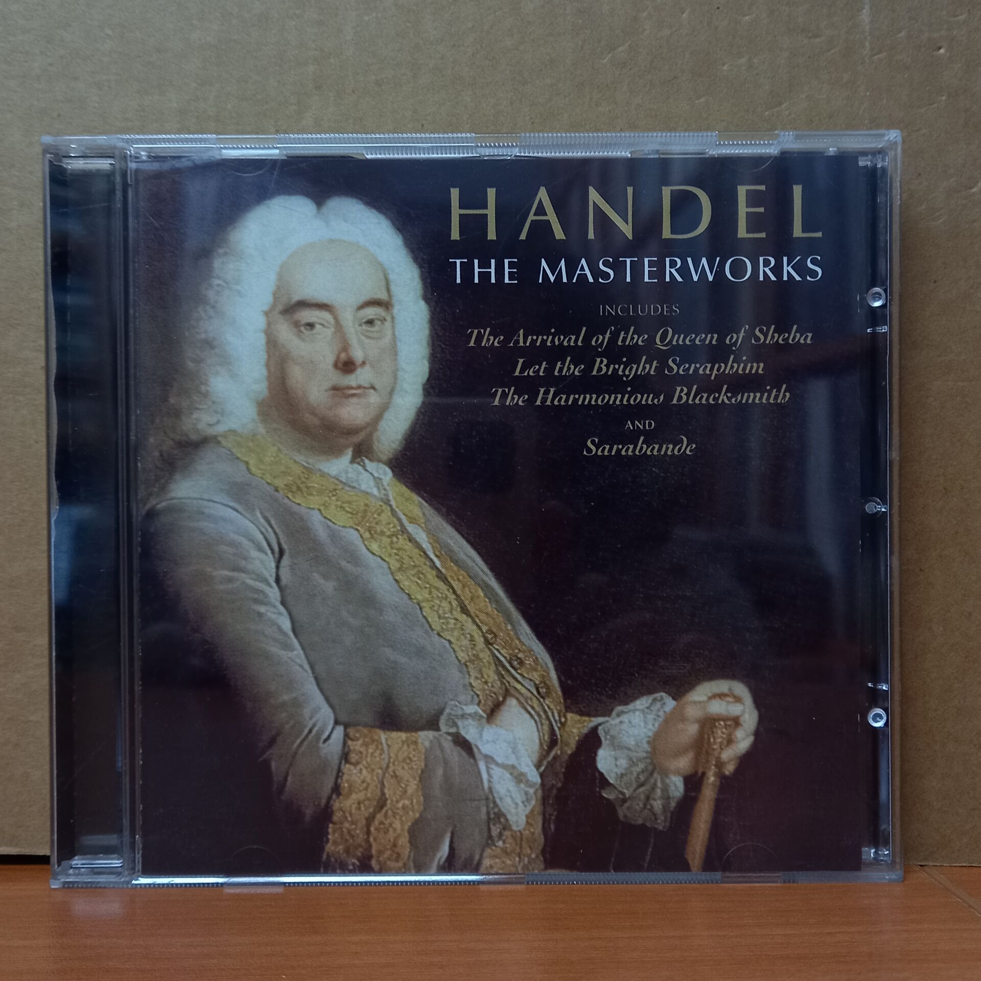 HANDEL - THE MASTERWORKS / THE ARRIVAL QUEEN OF SHEBA, LET THE BRIGHT SERAPHIN, THE HARMONIOUS BLACKSMITH AND SARABANDE (2002) - CD 2.EL