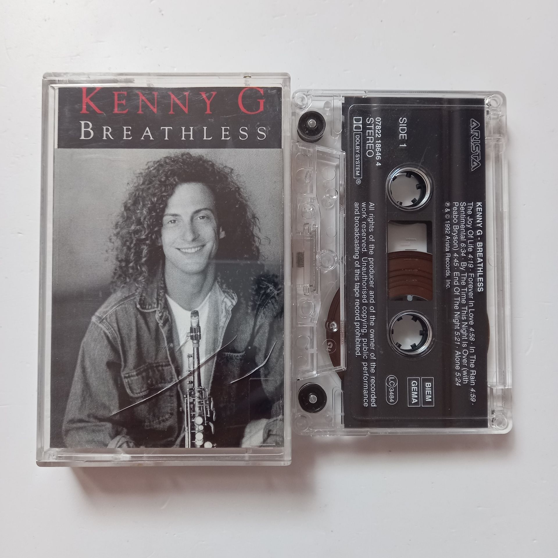 KENNY G - BREATHLESS (1992) - KASET 2.EL