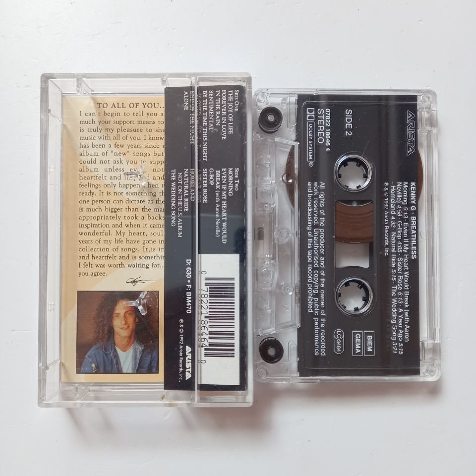 KENNY G - BREATHLESS (1992) - KASET 2.EL