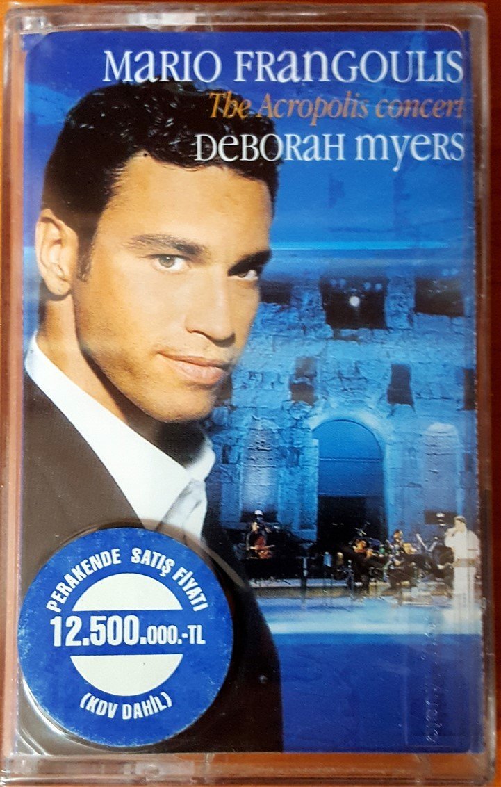 MARIO FRANGOULIS - THE ACROPOLIS CONCERT FEAT. DEBORAH MYERS CASSETTE MADE IN TURKEY ''NEW''