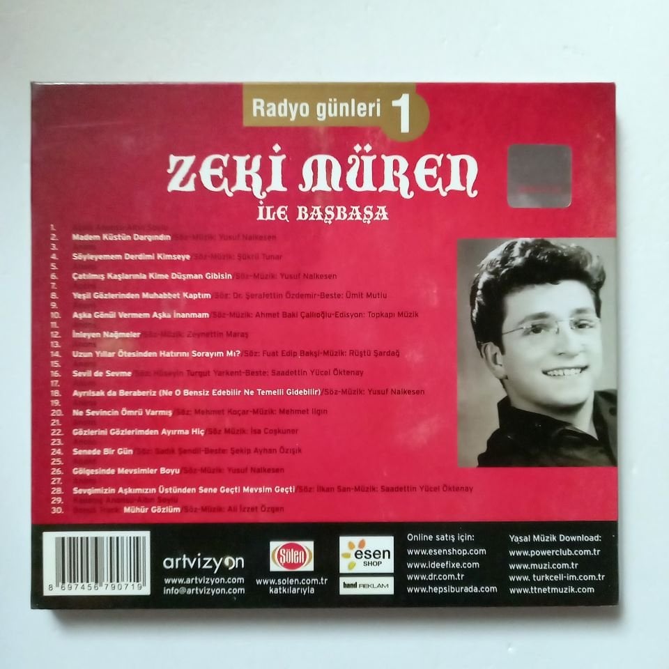 ZEKİ MÜREN – ZEKİ MÜREN İLE BAŞBAŞA (RADYO GÜNLERİ 1) (2006) - CD 2.EL